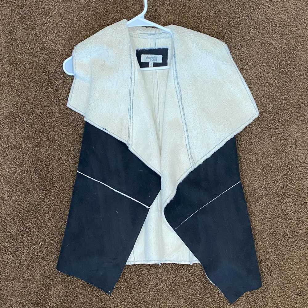 Charlotte Russe faux suede vest